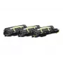 Lexmark - pack de 3 - amarelo, ciano, magenta - original - cartucho de toner LCCP - para Lexmark CS820, CX820, CX825, CX860 (72K0D50)