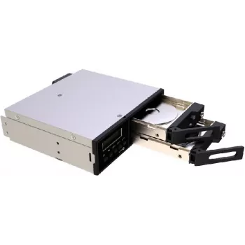 ICY BOX RAIDON inTank iR2022 - caixa RAID interna com indicador de dados, indicador de rede, bloqueio de teclas, ecrã LCD, ventoinha - 2.5 (6.4 cm) - 2 canais