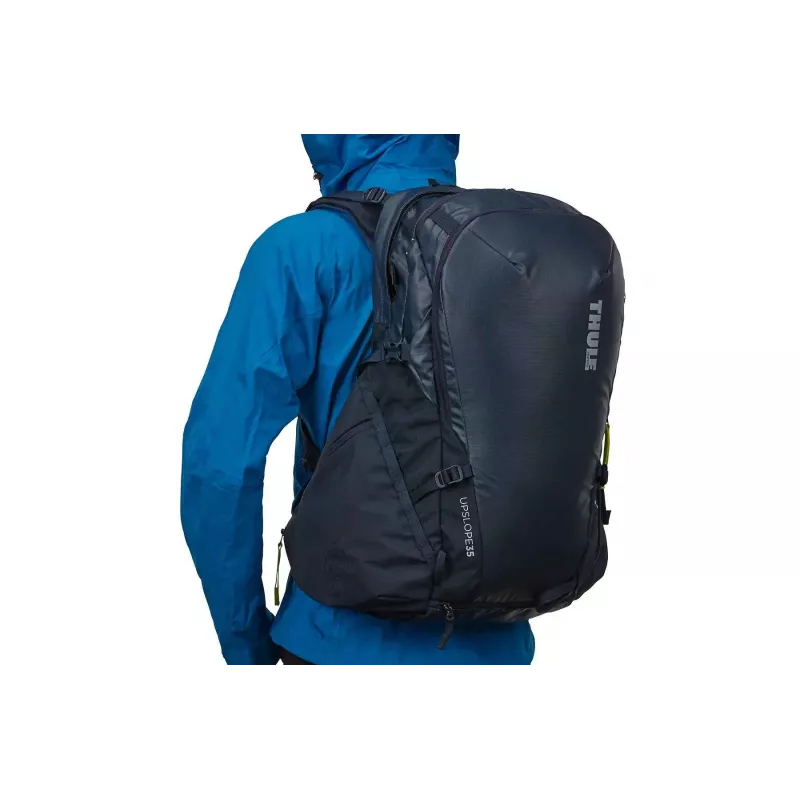 Mochila de esqui e snowboard Thule 3610 Upslope 35L Removable Airbag 3.0 Ready Lime Punch