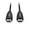 Cabo HDMI híbrido de fibra ótica Lindy 10m 8K60, 10 m, HDMI tipo A (standard), HDMI tipo A (standard), 48 Gbit/s, preto