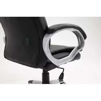 Cadeira de escritório com massagem e aquecimento Activejet YK7304 preta