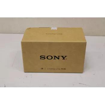 Câmara de cinema Sony FX30B objetiva de 35 mm (sem XLR) — embalagem danificada