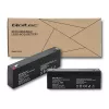 Bateria AGM selada QOLTEC 12V 2,3Ah para sistemas UPS e de backup, descarga máx. 34,5A