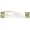 Metro articulado STANLEY 0-35-458, madeira, 2 m, 17 mm de largura, branco/amarelo