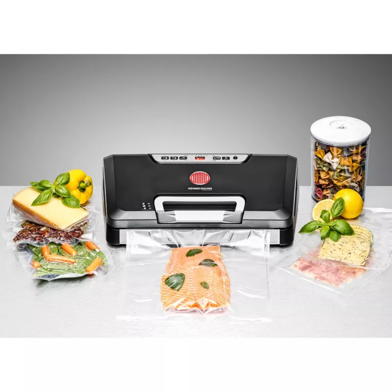 Rommelsbacher VAC 485 Máquina de vácuo preta, prateada