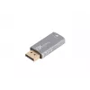 Adaptador de cabo de vídeo Lanberg AD-DP-HD-03 0 m DisplayPort HDMI prateado