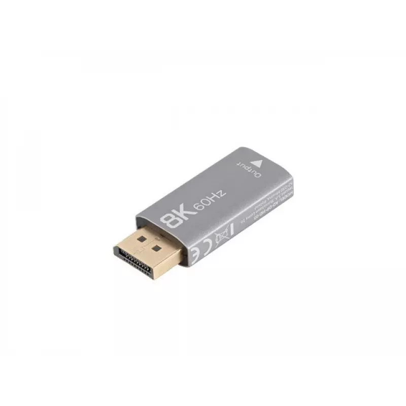 Adaptador de cabo de vídeo Lanberg AD-DP-HD-03 0 m DisplayPort HDMI prateado