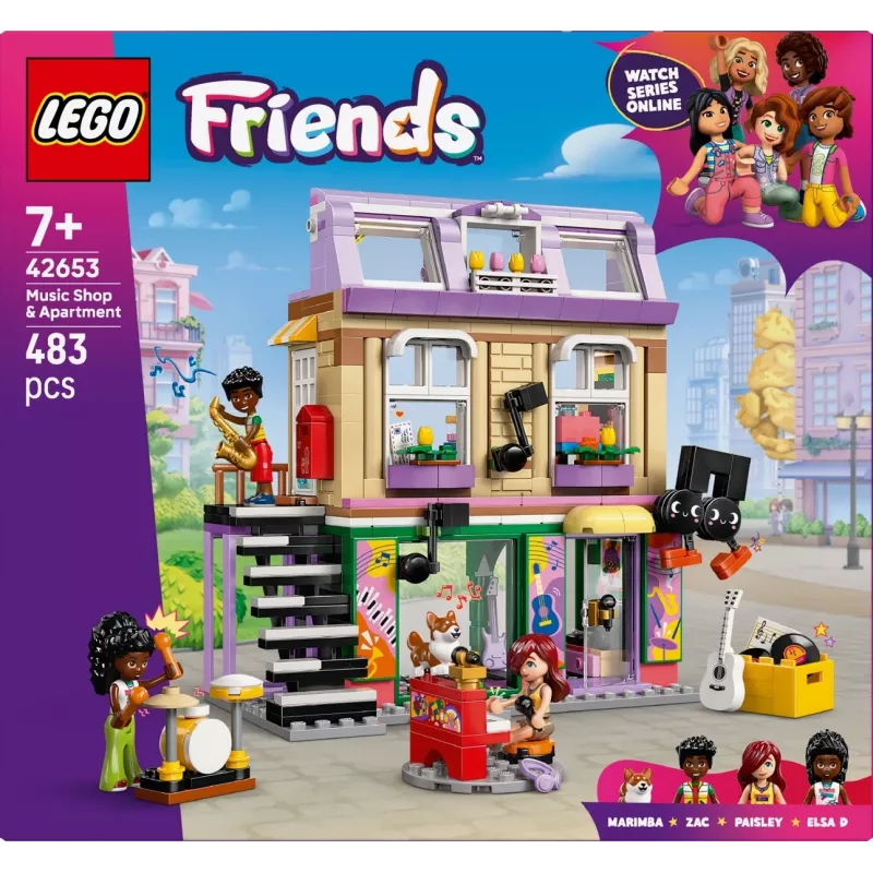 LEGO FRIENDS 42653 Loja de música e apartamento