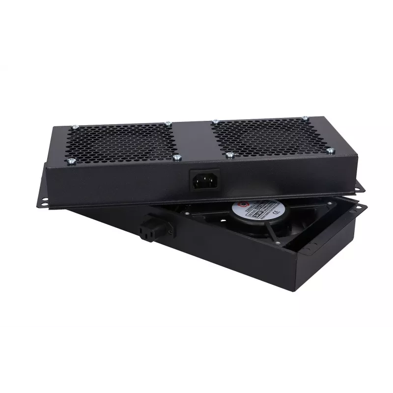 Ventilador de arrefecimento Extralink EX.8673 unidade de ventilação de 4 vias para armários verticais cabo de 2 m ficha EU