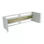 Calha de rack ALLNET ALL-S0002241 — acessório de rack 3U cinzento, 1,42 kg