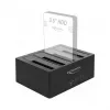 Docking station DeLOCK USB Type-C para 4 x SATA HDD / SSD - Docking station HDD compartimentos: 4 - 2.5 / 3.5 partilhados (6,4 cm/8,9 cm partilhados)
