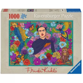 Puzzle - O paraíso de Frida Kahlo: papagaios, macacos 1000 peças