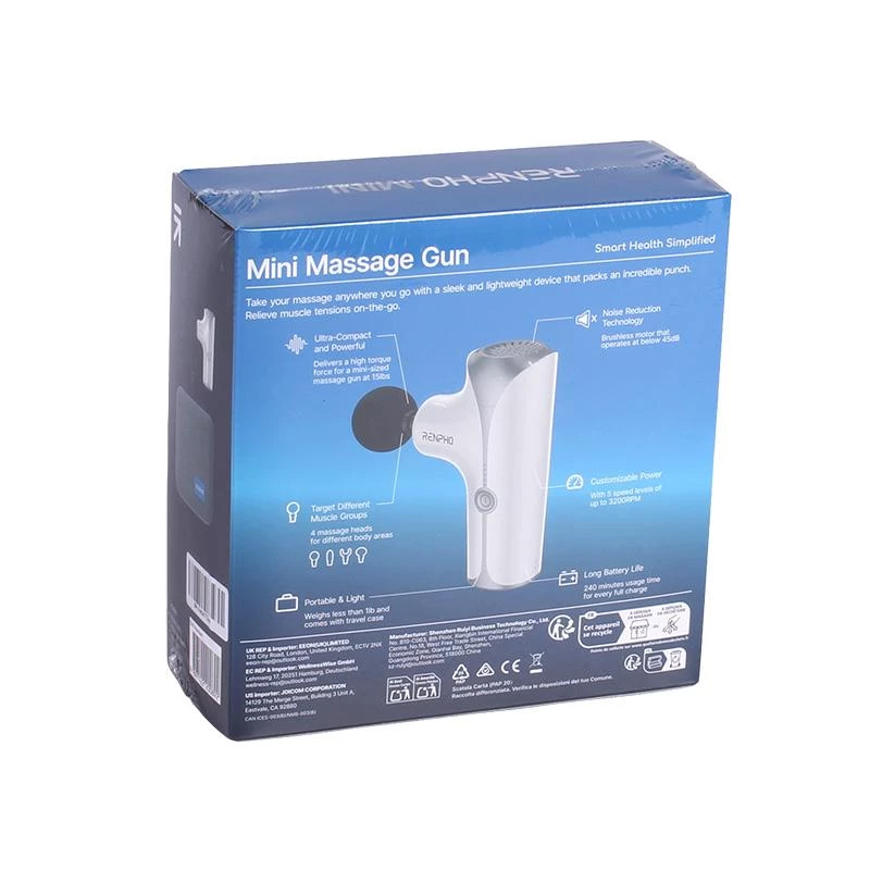 Pistola de massagem Renpho Mini branca PEU-RP-GM173-WH PEURPGM173WH (PEU-RP-GM173-WH)