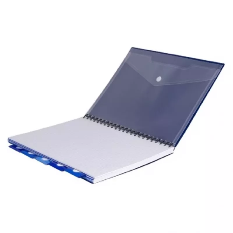 Caderno de espiral A5 Coolpack azul-escuro