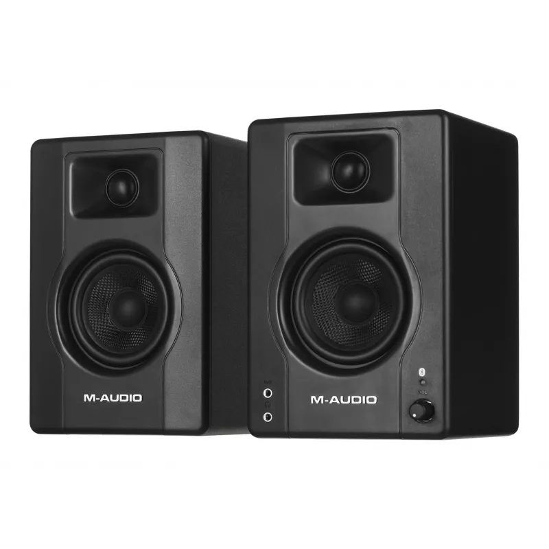 Monitor de estúdio de campo próximo M-Audio BX3 Par BT Bluetooth ligação sem fios, ativo 3 polegadas woofer