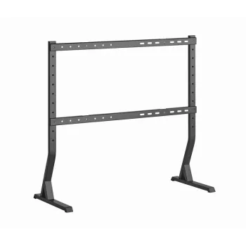 Suporte de chão para TV GEMBIRD TVS-D90F-01 para televisores de 45–90 polegadas, aço, altura fixa, VESA 200x200–800x400, carga máx. 60 kg, 970×800×525 mm