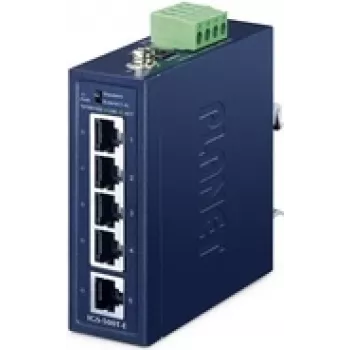 Switch Ethernet Gigabit não gerido 5 portas PLANET IGS-500T-E (10/100/1000), azul