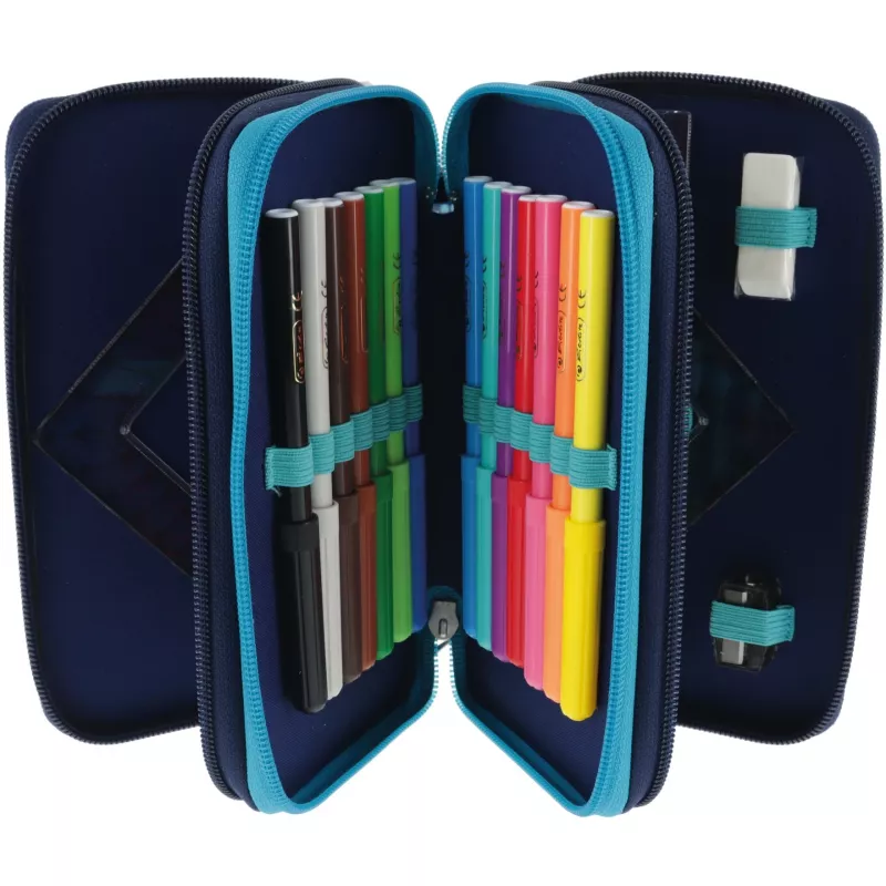 Herlitz TriCase Deep Ocean 31 peças azul poliéster 190x70x115 mm