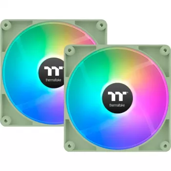 Ventoinha Thermaltake CT140 ARGB Sync 14 cm verde 1500 rpm 2 unid.