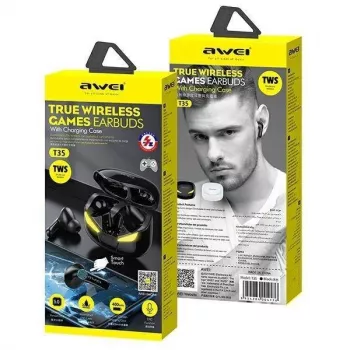Auscultadores Awei T35 TWS preto