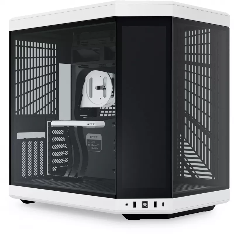 Caixa PC HYTE Y70 Touch Infinite Midi Tower preto, branco