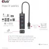 Hub USB CLUB3D USB 3.2 Gen1 Type-A com 3 portas e Gigabit Ethernet