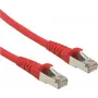 ROLINE - Cabo de rede - RJ-45 (M) para RJ-45 (M) - 1 m - SFTP - CAT 6a - vermelho (21.15.2811)