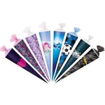 Cartucho escolar HERLITZ redondo 700 mm, designs variados, L 160 x A mm