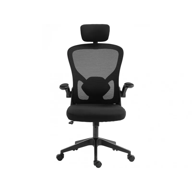 Cadeira gaming Sandberg ErgoFusion Basic assento acolchoado encosto em malha preto