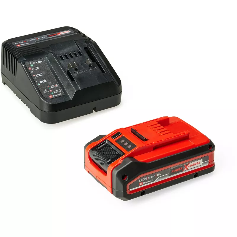 Martelo perfurador sem fio EINHELL Power X-Change TE‑HD 18 Li, 18V, Li‑Ion 4,0 Ah Plus, com conjunto de brocas e cinzéis
