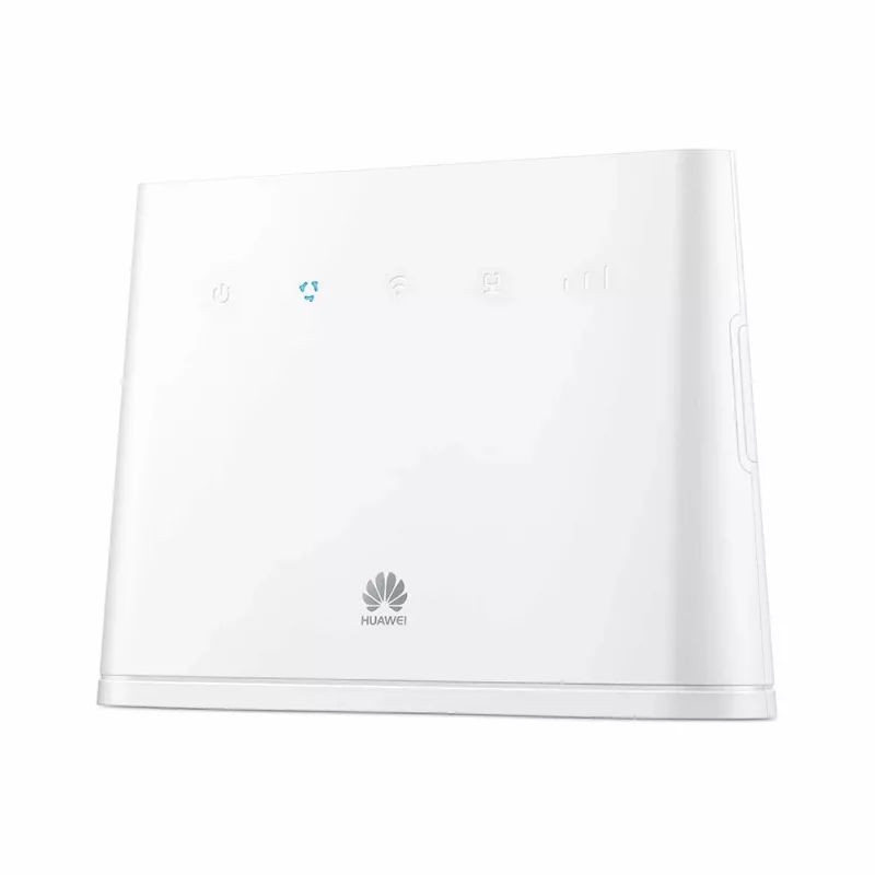 Huawei B311-221 router sem fios 4G LTE, LTE Cat.4 150/50 Mbps, Wi-Fi, 1x Gigabit Ethernet, 1x POTS, branco