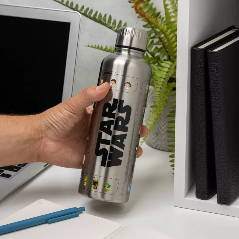 Paladone Star Wars garrafa de água de metal