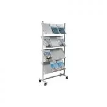 Helit H6813499 - Metal - Cinzento - 4 prateleiras - 750 mm - 390 mm - 1580 mm