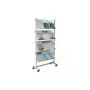 Helit H6813499 - Metal - Cinzento - 4 prateleiras - 750 mm - 390 mm - 1580 mm