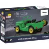 Cobi brinquedo de construção Jeep Willys CJ-2A verde modelo 24517 – conjunto de blocos