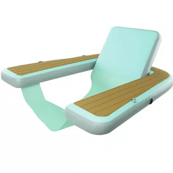 Poltrona espreguiçadeira de água insuflável Extralink, 122 x 112 x 10 cm
