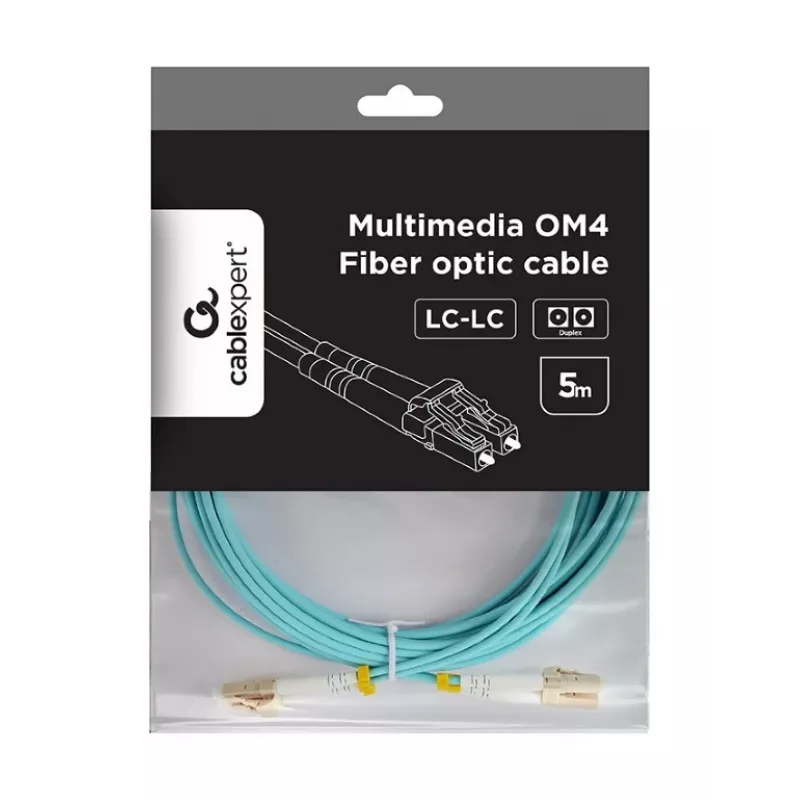 Gembird cabo de fibra ótica multimodo duplex OM4 50/125 LC/LC 5 m