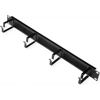 Patch panel ROLINE 19 polegadas 1HE com barra de escovas 44x60mm preto