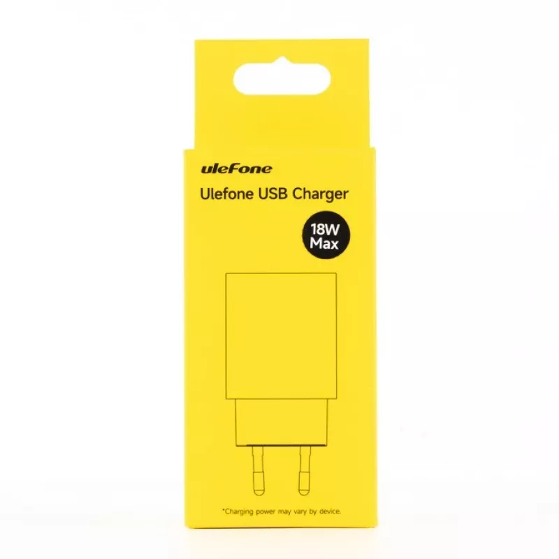 Carregador 18W para série Armor 15, 16, Pad Pro, Tab A11 — UleFone UF-CHAR-18WR