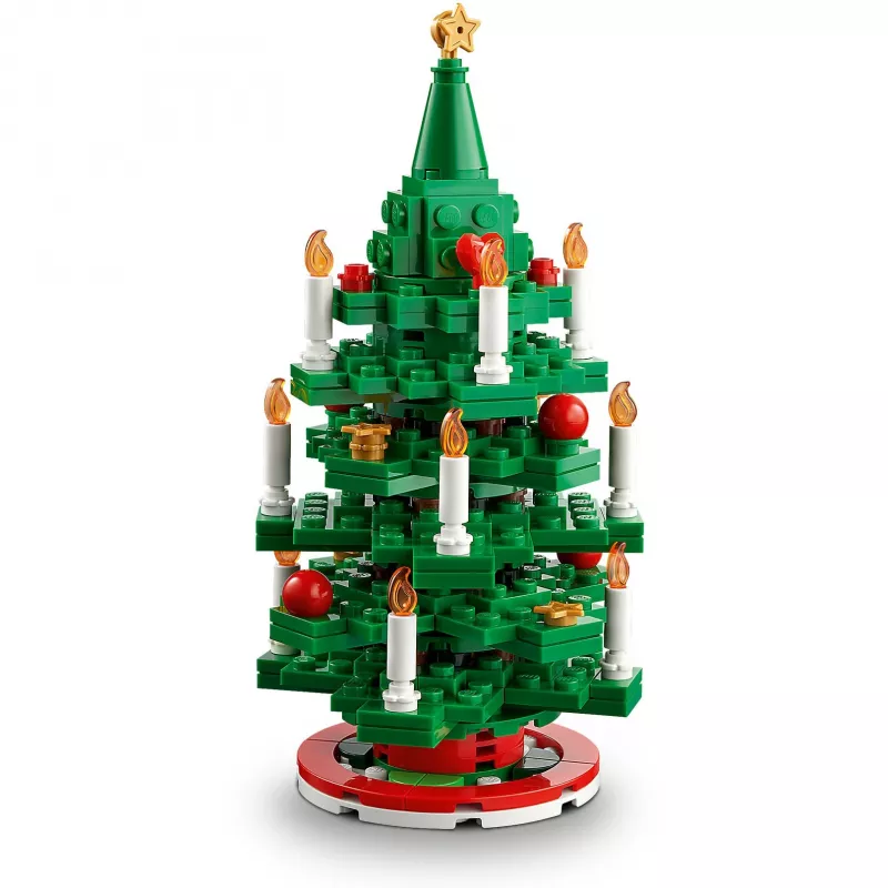 LEGO Árvore de Natal Conjunto 40573 – modelo sazonal de exposição, mini construção decorativa
