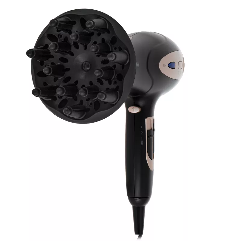 Secador de cabelo Adler Mesko MS 2287 2400 W preto, champanhe