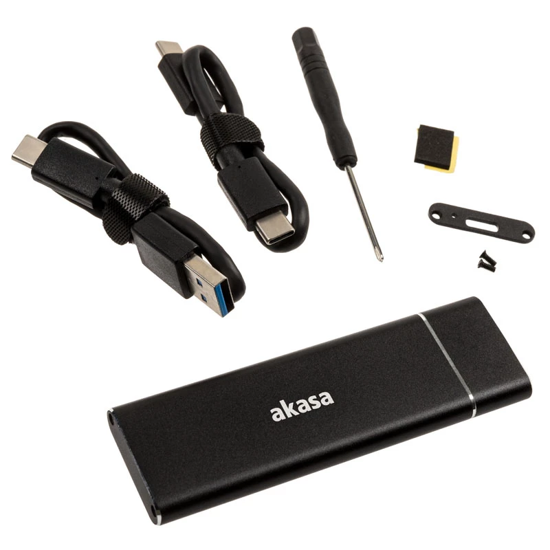 Caixa para SSD Akasa AK-ENU3M2-02 preto M.2