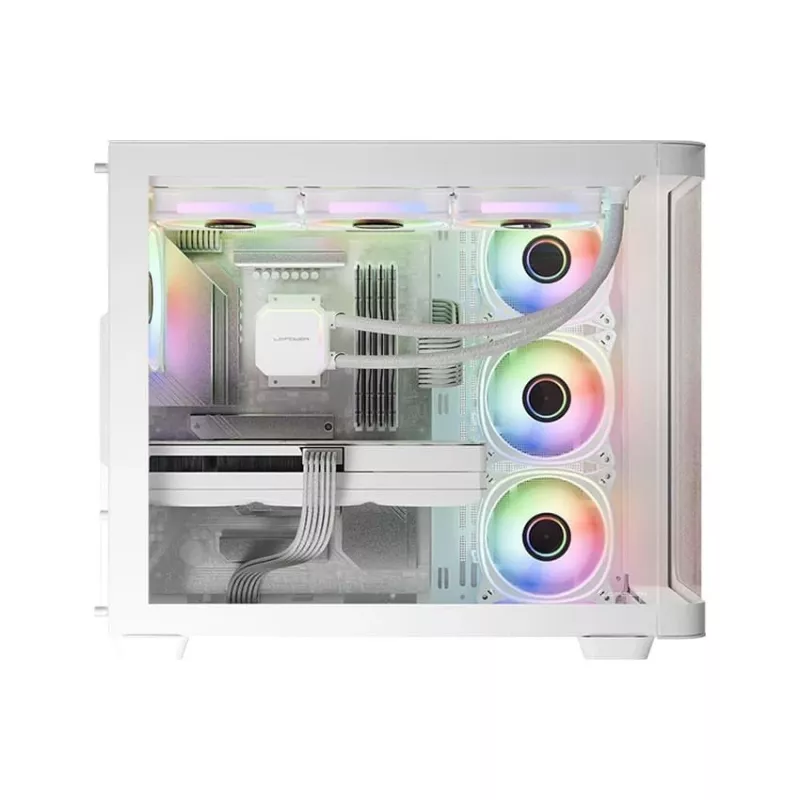Caixa LC-Power Gaming 8001W Pro-Storm Light Midi-Tower ATX, branco (LC-8001W-ON)