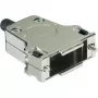 Caixa D-SUB Harting número de polos: 9 metal 180 ° prateado 09 67 009 0344 1 unid. (09 67 009 0344)