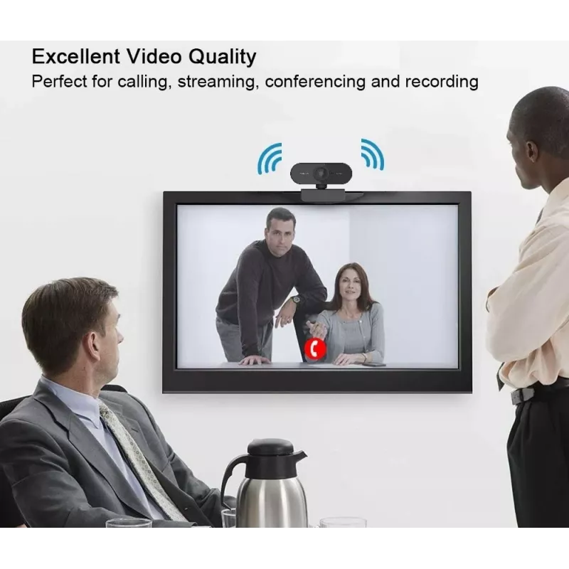 Webcam MANTA W177 resolução 1080p com conectividade Bluetooth