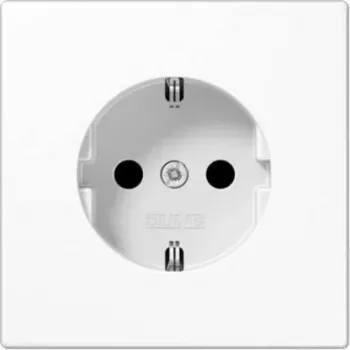 Tomada Schuko Jung LS 1520 N branco alpino — tomada de encastrar, Jung LS1520NWW