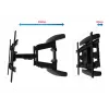Suporte de parede ESPERANZA ERW021 para televisores de ecrã plano 40–85 polegadas, metal, inclinável, distância 6–50 cm, capacidade de carga 68 kg, VESA 200x100–600x500 mm