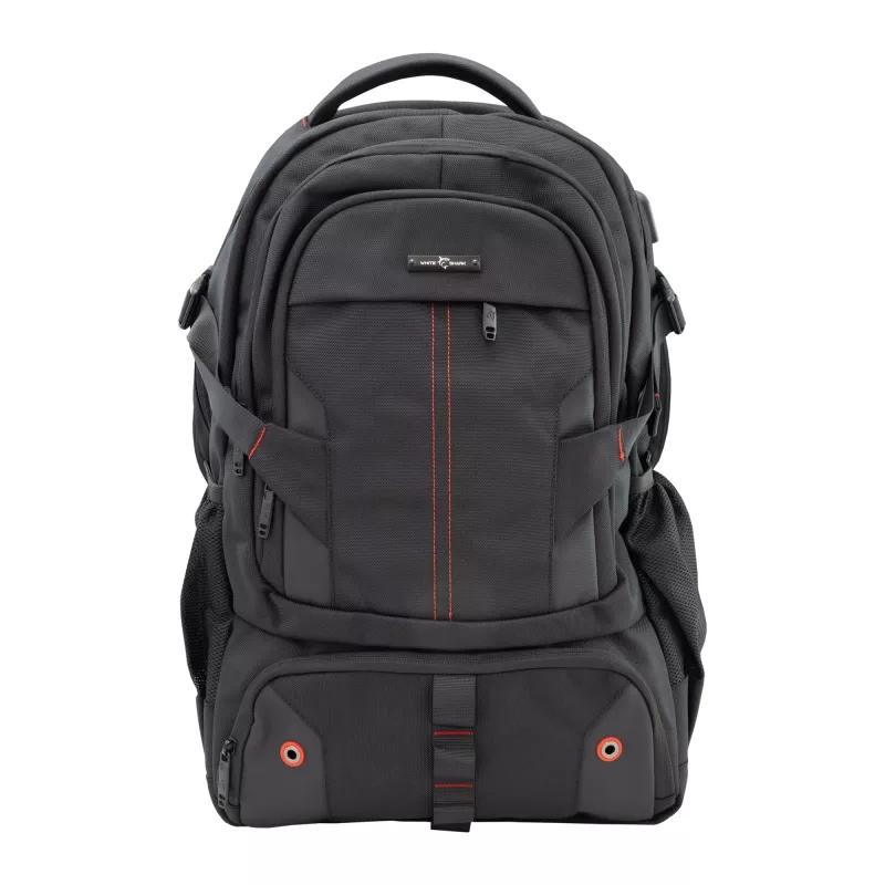 Mochila White Shark VOYAGER GBP-012 — preto, design resistente e repelente à água