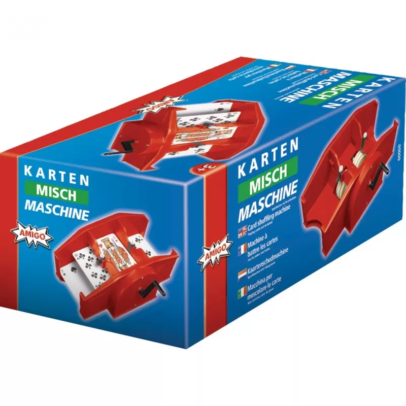 Máquina de baralhar cartas (vermelho)