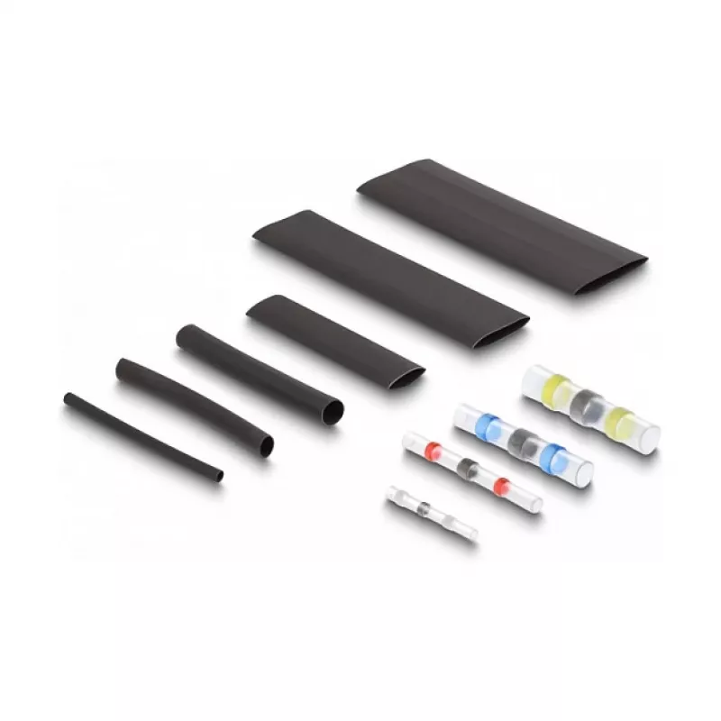 Conjunto de tubos termorretráteis DeLOCK 308 unid. preto multicolor polioletina